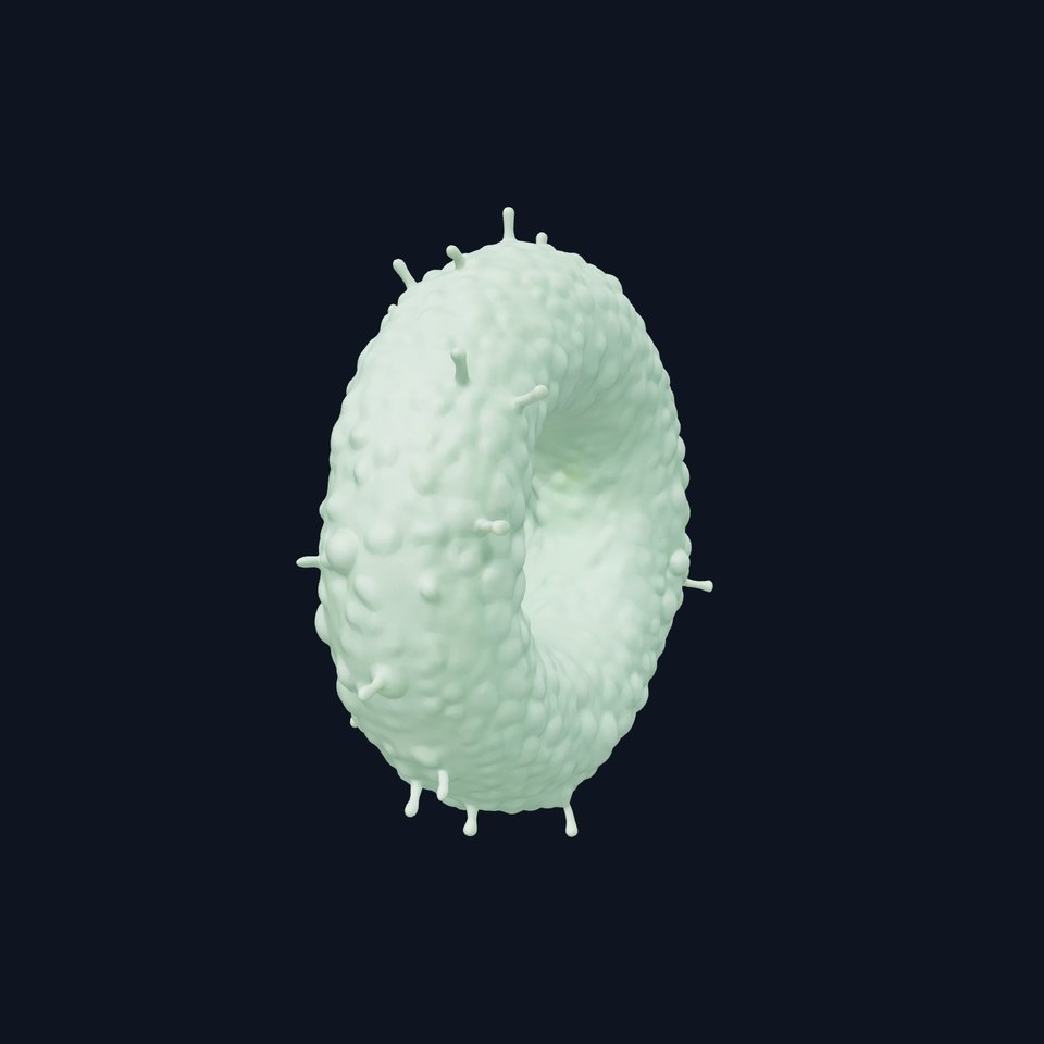 Mint Textured Torus model pack